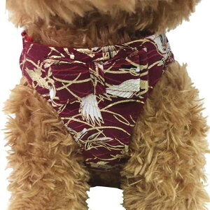 ハーネス 犬用 ベスト型 布製 軽量 小型犬 リードセット 散歩 お出かけ トイプードル ビションフリーゼ かわいい おしゃれ 和柄デザイン(x2)