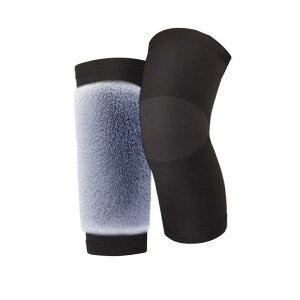 膝サポーター メンズ レディース 男女兼用 高齢者 シニア 暖かい 裏起毛 厚手 フェイクファー 模造ラビットファー 保温 防寒 膝関節保護 冷え対策 膝痛サポート サイクリング 自転車 登山 ス