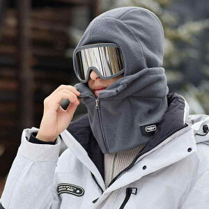 フライトキャップ メンズ ネックウォーマー一体型 フェイスガード フリース 厚手 ニット帽 防寒 保温 防風 耳当て付き アウトドア サイクリング 寒さ対策 暖かい