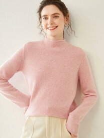 ニット レディース 秋冬 カシミヤ ロールネック ハイネック ゆったり ルーズフィット プルオーバー 通勤 上品 エレガント 無地 暖かい セーター 長袖