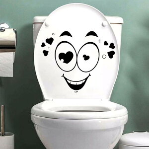 トイレステッカー かわいい おしゃれ モダン シンプル PVC素材 自己粘着式 貼るだけ簡単 便器 蓋 デコレーション 浴室用 シート 20cm 30cm サイズ(x2)