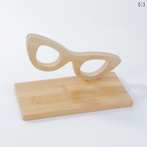 メガネ サングラス 収納 ディスプレイ スタンド ラック 竹製 無垢材 木製 バンブー 丸型 四角 楕円形 モダン おしゃれ インテリア 雑貨 店舗什器 整理