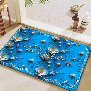 玄関マット 吸水速乾 滑り止め 洗える ソフト珪藻土 高機能素材 防水 バスマット キッチンマット ドアマット フロアマット おしゃれ モダン 植物柄 ラバー底