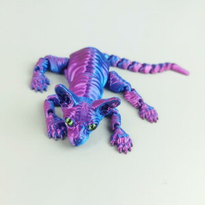 置物 3Dプリント リアル スフィンクス猫 かわいい 無毛猫 フィギュア オブジェ インテリア 飾り プレゼント ギフト おしゃれ デスク装飾 アートクラフト