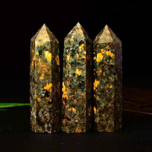 置物 天然石 ファイヤーストーン 六角柱 ソーダライト原石 蛍光鉱物 パワーストーン クリスタル ヒーリング 癒し 風水 浄化 コレクション リビング 玄関 卓上 インテリア オブジェ 飾り