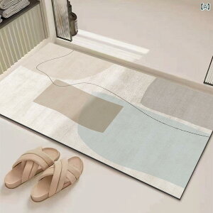 珪藻土マット 吸水 速乾 水洗い可能 モダン シンプル 滑り止め 玄関 バスマット 洗面所 スクエア 幾何学模様 家庭用 和風 おしゃれ