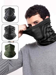 フェイスマスク 男女兼用 防寒保温 防風 シームレス 通気性 秋冬 スキー スノーボード 登山 ランニング サイクリング バイク フルフェイス ネックウォーマー ポリエステル素材 アウトドア
