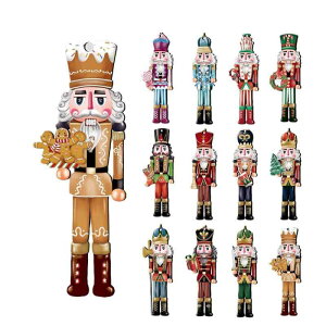クリスマス オーナメント 木製 くるみ割り人形 吊り下げ かわいい おしゃれ 北欧風 モダン シンプル デコレーション クリスマスツリー 玄関 ドア 壁掛け パーティー イベント ホーム インテ