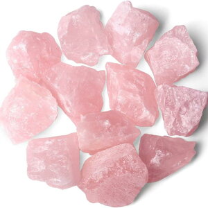 天然石 パワーストーン ローズクォーツ 原石 ラフストーン 浄化 ヒーリング 置物 さざれ石 大粒 鉱石標本 コレクション インテリア