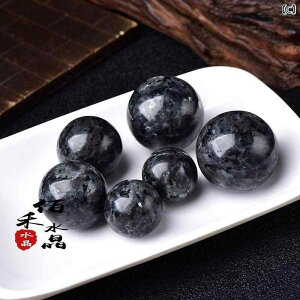 置物 天然石 ラブラドライト 球体 スフィア 黒閃光 原石加工 手持ち 握り石 インテリア オブジェ リビング 書斎 オフィス デスクトップ 飾り 鑑賞 モダン シンプル クリスタル