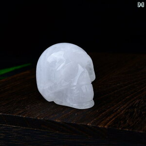 置物 天然水晶 原石 スカル 骸骨 パワーストーン ヒーリング 多種天然石 オブジェ ハンドオブジェ リビング オフィス デスク インテリア 飾り