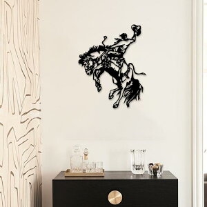 壁飾り 馬 アイアン ウォールアート 耐久性 メタル製 シンプルモダン おしゃれ リビング 書斎 カフェ 玄関 室内 屋外 店舗用 装飾パネル ブラック インテリア