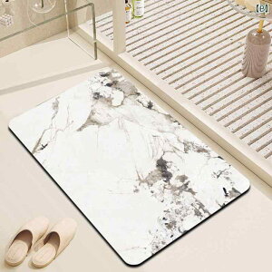 バスマット 吸水 速乾 滑り止め 珪藻土マット 高級感 大理石調 足拭きマット 玄関マット 浴室 洗面所 トイレ キッチン 家庭用 水洗い ポリエステル