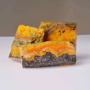 置物 天然水晶 天然石 研磨 ポリッシュ バンブルビー スライス 鉱物 標本 卓上 オフィス デスク リビング 玄関 インテリア オブジェ 飾り プレゼント 癒し ヒーリング パワーストーン(x2)