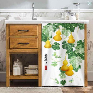 マルチカバー ドラム式洗濯機 ベランダ キャビネット用 防水 防塵 目隠し 日よけ 遮光 新中華風 花柄 フランネル調 ポリエステル製(x2)