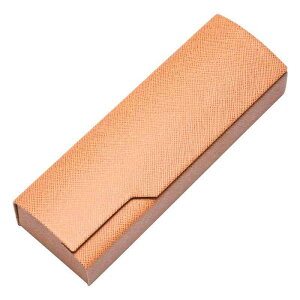 メガネケース チェック柄 ブラウン 木目調 レトロ おしゃれ ユニーク デザイン シンプル メタル製 眼鏡 サングラス 収納 保護(x2)