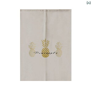 目隠し 間仕切り ドアカーテン 北欧風 シンプル モダン リビング 寝室 キッチン 綿麻 ポリエステル ボタニカル柄 ファブリック カフェカーテン おしゃれ(x2)