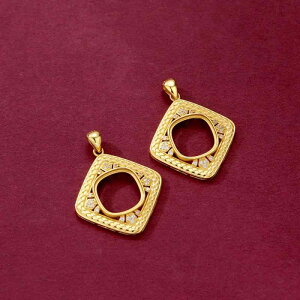 y_g S925 Vo[ bL Eh XNGA x[ZbeBO g  DIY IWi ANZT[ p[c 12mm S[h I i  t@bV y₩ OWA