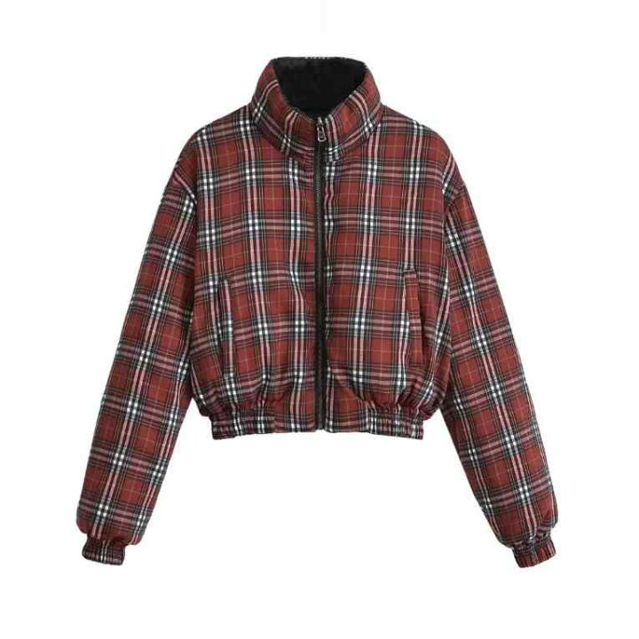 楽天市場】中綿ジャケット レディース 冬物 リバーシブル スタンド 
