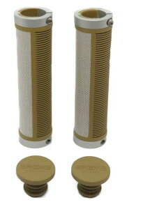 BROOKS(�u���b�N�X) Camb Rubber Grips 130/130mm �J���r�E�� ���o�[ �O���b�v (NATURAL) [���s�A���i]