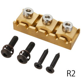 ギターパーツ FU-Tone Naval Brass R2 Locking Nut