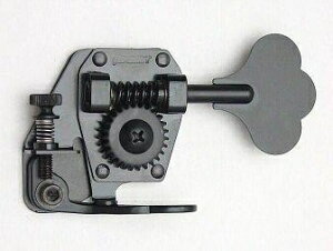 ベース用エクステンダー ブラック ヒップショット Hipshot BT-1BL 20100B Black Xtender Music Man or G & L タイプベース用 ベースペグ