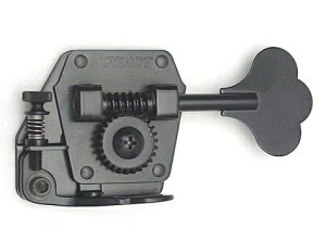 ベース用エクステンダー ブラック ヒップショット Hipshot BT-3BL 20300B Black Xtender ラージヘッド用、片側4連タイプ ベースペグの第4弦に使用