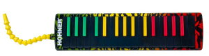 在庫あり！鍵盤ハーモニカ Hohner/ホーナー AIRBOARD RASTA 32 メロディカ　ラスタカラー レゲエ　32鍵盤