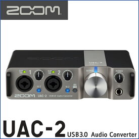 ZOOM/ズーム UAC-2 2-Channel USB3.0 Audio Converter for Mac and PC ラックタイプ＆MIDI I/F！！ 2イン／2アウトのUSB3.0オーディオ・インターフェース【RCP】