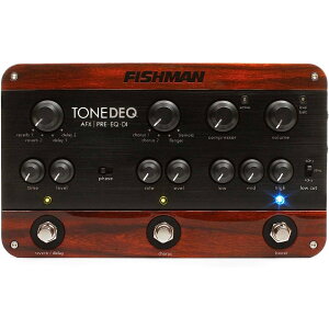 FISHMAN vAv CRCU[ DI ToneDeq AFX Preamp EQ and DI with Dual Effects tBbV}