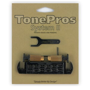 TonePros �u���b�W AVT2P-B �u���b�N TonePros Wraparound Set w/SPRS2 Locking Studs for PRS�ysmtb-KD�z