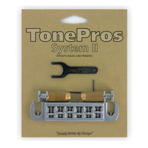 TonePros �u���b�W AVT2P-C �N���[�� TonePros Wraparound Set w/SPRS2 Locking Studs for PRS�ysmtb-KD�z