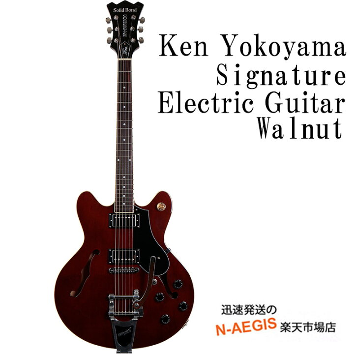 楽天市場】横山 健 シグネチュアギター エレキギター ソリッドボンド 