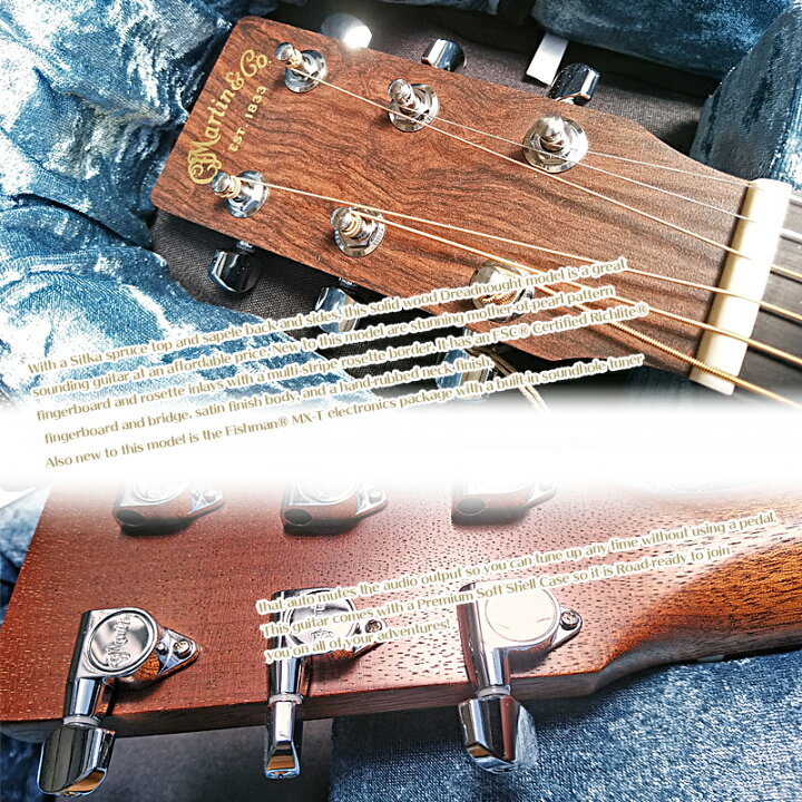 楽天市場】【安心の正規輸入品】MARTIN D-10E-02 Fishman ピックアップ 