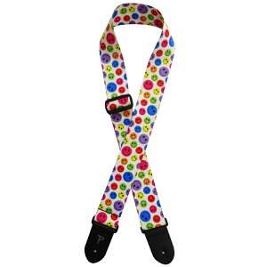M^[Xgbv M^[pXgbv Perris LPCP-6567 2inch POLY STRAP SMILEY FACE WHITE/y[Y 2C` |[Xgbv X}C[ tFCX zCg