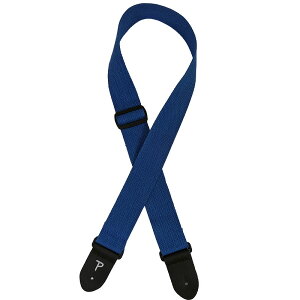 Perri's �y���[�Y �M�^�[�X�g���b�v �R�b�g�����n CWS20-1682 2inch BLUE COTTON W LEATHER ENDS 202512ss