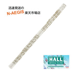 【今だけポイントUP！4月29日まで】クリスタルピッコロ D管 HALL CRYSTAL Piccolo D Melody クリスタルフルート 全長282mm 【P5】