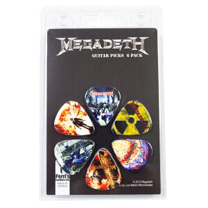 �M�^�[ �s�b�N �M�^�[�p�s�b�N Perris LP-MD1 6PICKS MEGADETH/�y���[�Y 6�s�b�N�X ���K�f�X 202512ss