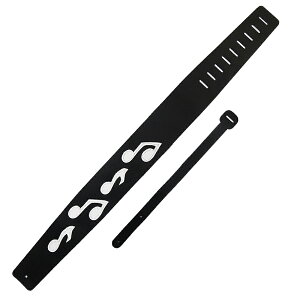 �M�^�[�X�g���b�v �M�^�[�p�X�g���b�v ������ �� Perris P35MN-222 3.5inch LEATHER STRAP BLK WHT/NOTES/�y���[�Y 3.5�C���` ���U�[�X�g���b�v �u���b�N �z���C�g �m�[�c 202512ss