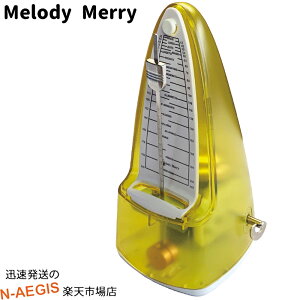 振り子メトロノーム メロディーメリー クリアイエロー Melody Merry Metronome Pink MM-76 CYL