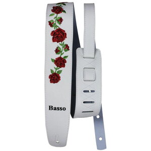 Basso �o�b�\ �M�^�[�X�g���b�vEmbroidered Floral VT FL04 WH 202512ss
