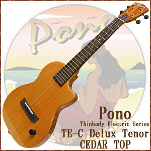 PONO ei[EN TE-C DX V{fBEGNgbNV[Y PONO TE-C DELUX CEDAR TOP Thinbody Electric Series |myP2z