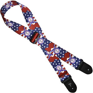Perri's/�y���[�Y �M�^�[�X�g���b�v �|���� �Ɨ��L�O�� (�A�����J���O��) LPCP-6852 2inch POLY STRAP 4TH OF JULY 202512ss