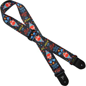 Perri's/�y���[�Y �M�^�[�X�g���b�v �|���� �a���� LPCP-6854 2inch POLY STRAP KEEP CALM ROCK ON MY BIRTHDAY 202512ss