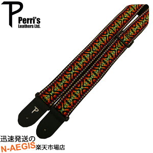 Perri's/y[Y M^[Xgbv TWS-6725 WK[hD 2" MULTI COLOUR HOOTENANNY JACQUARD GTR STRPyP2z