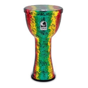 TOCA/gJ Toca Products Djembes SFDL-10RB Freestyle "Lightweight" 10inch Rasta w/strap & bag - Synthetic HeadWx 10C` Percussion p[JbV SFDL10RByP2z