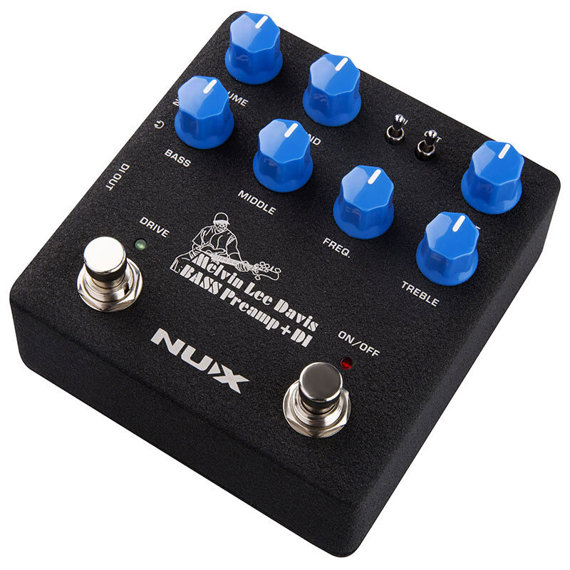 NUX　ベースプリアンプ　DIボックス　Lee　DI　Effector　オーディオインターフェイス　Preamp　NBP-5　Davis　Melvin　MLD　Bass
