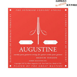 【1本】バラ弦 オーガスチン弦 クラシックギター弦 レッド 3弦単品 ミディアムテンション AUGUSTINE RED 3rd MEDIUM TENSION