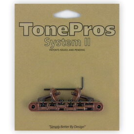 トーンプロズ エレキギター用ブリッジ アンティーク・ブロンズ TonePros Replacement ABR-1 Tuneomatic AVR2-AB