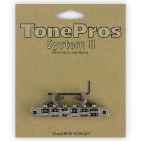 トーンプロズ エレキギター用ブリッジ アンティーク・シルバー TonePros Replacement ABR-1 Tuneomatic AVR2-AS